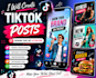 create tiktok post design