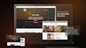 build a clean and modern frontend website using HTML CSS and javascript