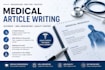 write medical articles with proper research
