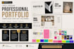 design aesthetic canva portfolio and presentation