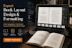 do expert book layout design and book formatting