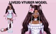 create custom live2d vtuber model, anime vtuber avatar and rigging live2d vtuber