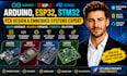 do arduino pcb design, esp32, stm32 programming and embedded systems development