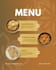 modern canva menu design