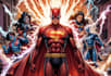 create superhero comic art illustration