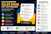 write high converting sales email copy