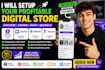 setup stan store digital products stan store marketing linktree payhip beac