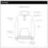 create a professional hoodie and sweatshirt tech pack for clothing brands