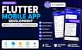 develop flutter mobile app with ai chatbot API integration
