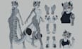 furry ref sheet nsfw furry reference sheet anthro character fursona ref sheet