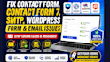 fix contact form, contact form 7, SMTP, wordpress form and email issues
