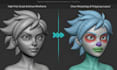 do 3d retopology 3d sculpt model uv mapping textures, unwrap polycount 3d rig