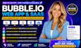 develop bubble io website web app mvp saas marketplace crm software n8n softr