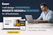 create a modern laundry and dry cleaning website design