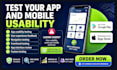 test your app usability and provide user experience testing for your mobile app