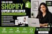 be your shopify expert developer for custom store design and coding