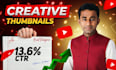 design youtube thumbnails, facebook and linkedin covers