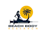 design a modern beach and summer logo