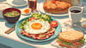 create food illustration in my style