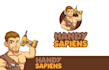 design a custom handyman logo with a clean professional