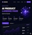 build a modern ai startup landing page