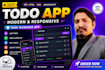 create responsive modern website