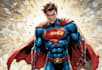 draw comic style superhero action art