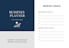 design a custom business planner in canva