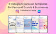 design professional canva soical media posts