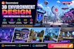 design 3d environments for decentraland metaverse projects