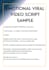 write viral video scripts