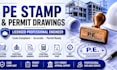provide pe stamp, permit drawings and structural engineer review