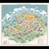 create safari park map illustration wildlife attraction guide