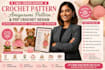create custom crochet pattern amigurumi pattern and PDF crochet design