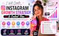 create an instagram growth strategy and content plan