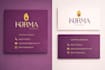 design a modern minimalist business card and visiting card