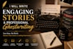 write engaging stories and professional ghostwritten content