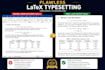provide expert latex typesetting, document formatting and data entry