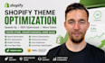 optimize shopify theme customization  SEO performance shopify  core web vitals