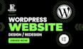redesign wordpress website with elementor pro for better conversions