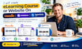create elearning course or website on moodle lms, buddyboss, masterstudy lms
