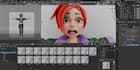 rig3d for aitutor,glb,talkinghead,livestream avatar,blendshape,rig3d for vr mask