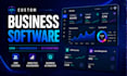 build custom business software and admin dashboards