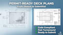 permit ready deck and patio drawings