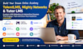 build interactive lms website or course for talentlms, mighty network, tutorlms