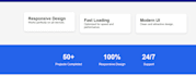 create a modern responsive landing page using HTML CSS and javascript