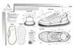 make custom shoe sneaker design and footwear with tech pack
