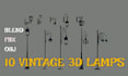 create 3d vintage street lamp models