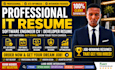 write professional IT resume, software engineer CV and developer resume