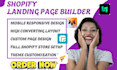 do shopify landing page builder gempages ecomposer ot section foxify layouthub